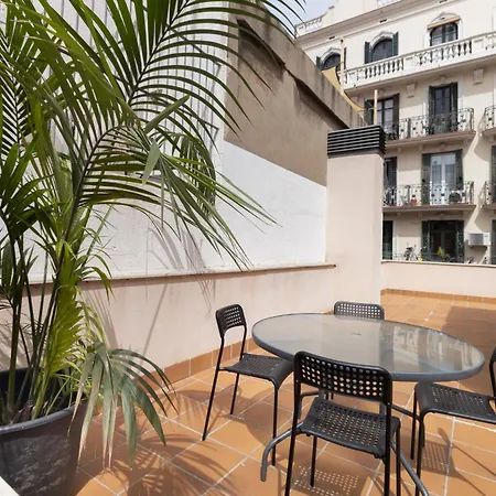 Ferienwohnung Enjoybcn Patio De Gala Barcelona Exterior foto
